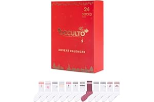 Occulto Männer & Frauen Socken Adventskalender 12 Paar, Weihnachtskalender