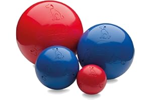 COMPANY OF ANIMALS BOOMER BALLE - Balle pour Chien Quasiment Indestructible, Jouet Résistant pour Chien, La Balle Flotte Sur L'eau et est Idéale pour Les Chiens Énergiques, 15cm, Envoyé en Rouge ou en Bleu