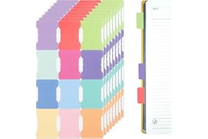 CANCYCC Lot de 8 onglets adhésifs pour notes autocollantes, pour carnets, calendriers, planificateurs, listes bibliques