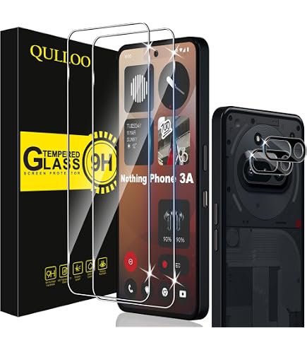 GIOPUEY 3er Pack Schutzfolie Für Nothing Phone 3a Pro – Ultra-dünn, Kratzfest, ölbeständig & Komplett Transparent
