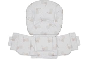 Foppapedretti Cuscino Imbottito Ricambio Originale per Seggiolone IlSediolone, per bambini, in Morbida Spugna Rivestita in PVC, Igienico Lavabile e Anatomico, Seduta Confortevole, Dolcecuore