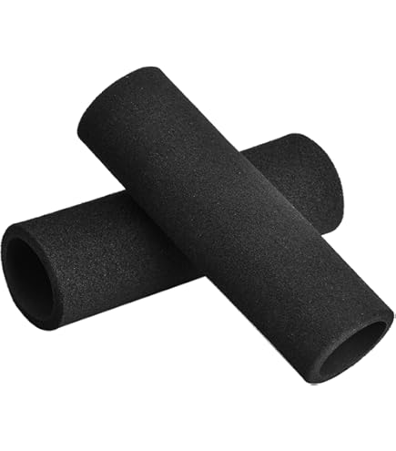 2 Poignées De Guidon En Mousse éponge – Anti-dérapant, Ergonomique – Vélo, VTT, Moto, Scooter – 10,8 Cm