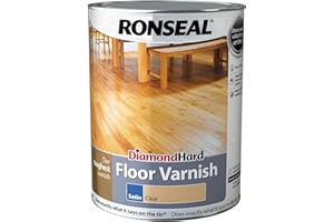 Ronseal DHFVS5L Diamond Hard Floor Varnish Satin 5 Litre