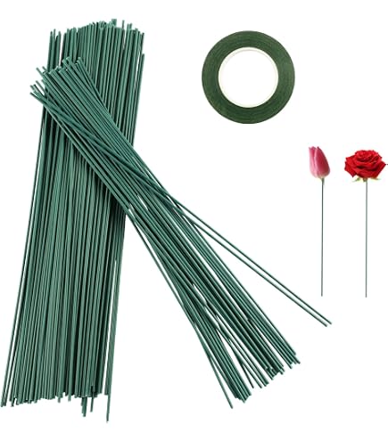 50 Tiges Fil De Fer Fleuriste 80cm - N°26 - Pour Art Floral Et DIY