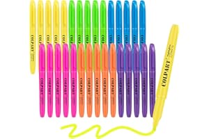 colpart Textmarker Pastell Highlighters 30PCS-6Bright Assorted Colors Chisel Tip Aesthetic Highlighters Markers Pens Set,No Bleed Dry Stifte ic Markers For Journal-Notes Office School Supplies