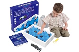 LTTORJF Gioco Di Scacchi Magnetici Gioco Magnetico Portatile Da Tavolo Educativo Set Di Scacchi Magnetiche, Magnetic Pietre Chess Game, Riunioni Di Famiglia, Viaggio Di Festa