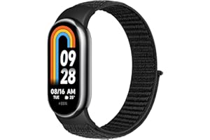 TumCez Cinturino in Nylon Compatibile con Xiaomi Smart Band 10/Xiaomi Smart Band 9/Xiaomi Smart Band 8 Cinturino per Donna Uomo
