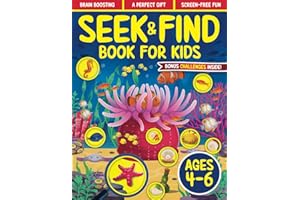 Seek and Find Book for Kids ages 4-6: Search and Find Hidden Picture Activity Book for 4, 5 and 6 Year Old Children | 4-5, 5-6
