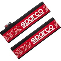 SPARCO 01098S3R COPPIA CUSCINETTI CINTURE ROSSO
