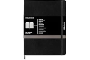 Moleskine, Blocco Note Professionale da Scrivania, Blocco Note A4 per il Lavoro, Copertina Morbida e Chiusura Elastica, Formato Extra Large 19 x 25, Colore Nero, 192 Pagine