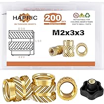 130-teiliges Gewindeeinsatz Set - M3 & M6 Für 3D-Druck