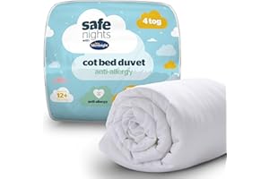 Silentnight Anti-Allergy 4 tog Cot Bed Hollowfibre Duvet - Extra Soft - Washable