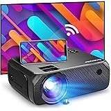 Bomaker Proyector WiFi, Proyector Nativo 720P Soporta 1080P Full HD 6500 Lumen Portátil 2021, Proyector de Películas para Jue