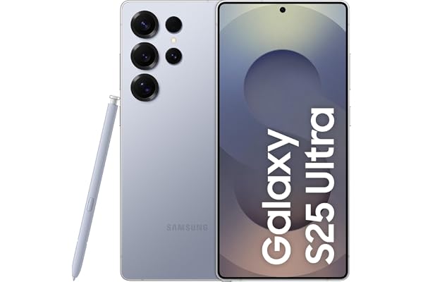 Samsung Galaxy S25 Ultra 5G AI Smartphone (Titanium Silverblue, 12GB RAM, 256GB Storage), 200MP Camera, 5000mAh Ultra Long Ba