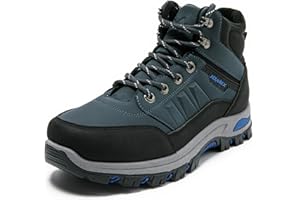 JOMIX Męskie buty trekkingowe, wodoszczelne, antypoślizgowe, wysokie do kostki, buty trekkingowe