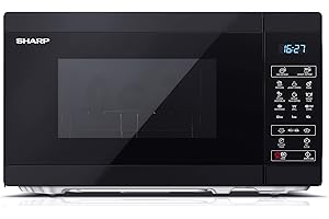 Microondas SHARP YC-MG02EB Color Negro, 20L, 800W