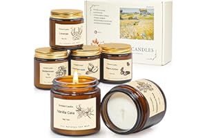 HAPPINY Velas Perfumadas Regalos Mujer Cumpleanos Vela Aromática para Regalar de Amiga Cera de Soja Regalo Boda para Invitados Decoración para El Nuevo Hogar para Navidad