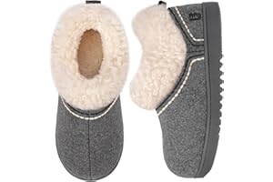 LongBay Women's Cosy Bootie Slippers Memory Foam Ladies Warm House Shoes Non-Slip Indoor Outdoor