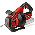Einhell Power X-Change 18V Cordless Drain Cleaner - 7.6m Cleaning Spiral, Forward/Reverse, LED, Water Inlet/Outlet - TE-DA 18/760 Li Solo Drain And Pipe Cleaner (Battery Not Included)