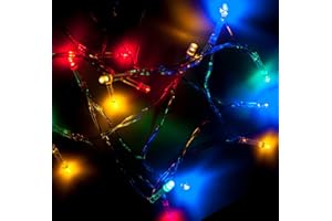 eBuzz Battery Operated Fairy Lights with 20 Multi-Colour LEDs (Multi-Colour)
