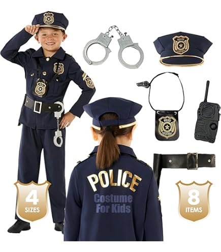 W WIDMANN MILANO S.W.A.T. Kinderkostüm mit Weste, Accessoires