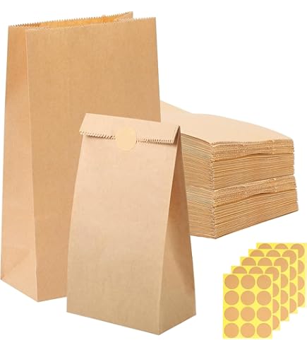 Homgaty Ramadan-kalender om zelf te vullen, 30 stuks Ramadan zakken met stickers voor kinderen, Eid Mubarak cadeauzakjes, papieren zakken, herbruikbaar, met clips en jute touw voor ramadan decoratie