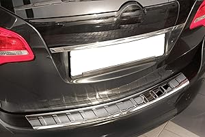 ‎RECAMBO Ladekantenschutz Edelstahl MATT kompatibel für OPEL MERIVA B, 2010-2017 | mit Abkantung | premium Qualität von RECAMBO