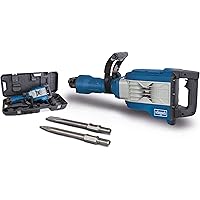 Scheppach AB1900 Abbruchhammer 60J Schlagkraft, 1900 W, 390 mm inkl. Spitz- und Flachmeißel und Transportbox