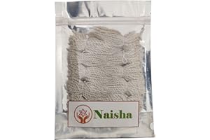 Naisha Handmade Twisted Cotton Wicks (500 Pc) Long Bati for Oil Lamp Diya Jyot Batti Light in Temple/Oil Lamps/Diwali/Festivals