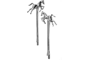 Arranview Jewellery - Set of 2 Silver Plated Horse Hair Grips Slides