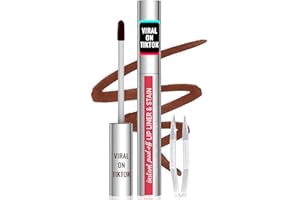 iMethod Lip Stain - Lip Liner Stain, Peel Off Lip Stain with Tweezer, Natural Long Lasting Lip Stain Peel Off, Waterproof, Easy to Use, Stay On All Day, Coffee