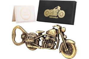 MR HOHIYO Motorrad Bier Geschenke für Männer,Vintage Motorrad Bier Flaschenöffner,Motorcycle Gifts for Men,Valentinstagsgeschenk, Geburtstagsgeschenk für ihn, Ehemann, Vater, Opa, Freund