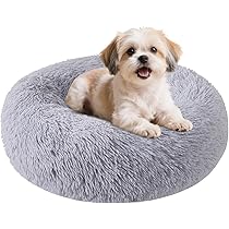 Cozywind Ronde pluche hond kattenbed, pluche donut huisdier bed