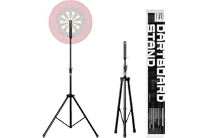 Target Darts Portable Dartboard Stand | Mobile Tripod Dart Board Stands, Free Standing System with Board Mount, Indoors & Outdoors, Foldable Travel Stand for Steel & Soft Tip Dartboards