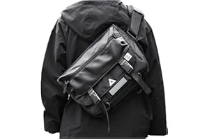 HPLQQ Messenger Bag for Men Waterproof Shoulder Bag Women Canvas Crossbody bag Vintage Satchel Bag 14 Inch Laptop bag for School Working Daily Use