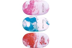 Swordfish Marble Eraser [Pack of 3] PVC and Phthalate Free Tablet Eraser – Assorted Colours [40377]