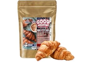 AS American Suplement | Harina de Avena Integral | Bajo en Azúcares y en Grasas | Fuente de Fibra de Calidad y Alto Contenido en Proteínas | Ideal para Postres Saludables (1 kg, Croissant)