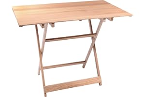 HOUSE COLLECTION Tavolo da Legno Naturale, 100 x 60 cm, Multicolore, 100x60cm