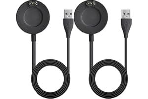 AUSTUO 2 Pack Replacement for Garmin Fenix 7/7S/7X6/6S/6X Pro,5/5S/5X Plus Charger Dock，USB Charging Cable Pad for Garmin Vivoactive 3 / Instinct/Music/Forerunner 935 Smartwatch