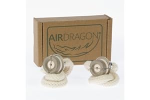 AIRDRAGON® - 2 x standardowy knot zapasowy z palnikiem – pasuje do każdej dużej lampy katalitycznej