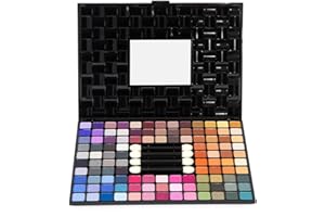 MYA Cosmetics - Maletín de Sombras de Ojos con 110 Tonos | Paleta de Maquillaje Profesional para Crear Looks Modernos y Complejos | Incluye Pinceles para Aplicar