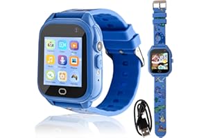 MUSUNFE Kids Smart Watch, with 26 Puzzle Games HD Touch Screen Camera Music Player Pedometer Alarm Clock Calculator 12/24hr…