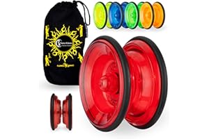 Flames 'N Games Henrys LIZARD Pro Yo-Yos, Beginners YoYo's With Yo Yo String, Book Of Tricks & Travel Bag! (Green)