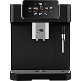 Beko CaffeExperto Bean to Cup Coffee Espresso Machine CEG7302B | Black | Colour Touch Screen Display | 2L Capacity |19 Bar Pr