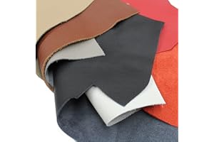 JPstraps - Slots in vera pelle, in diverse dimensioni e colori, ideali per tappezzeria, artigianato, progetti, riparazioni e altri (250 g)