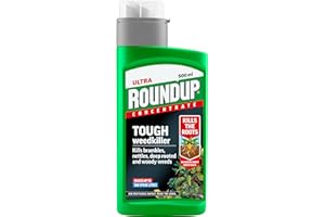 Roundup Ultra, Tough Weedkiller, Concentrate Liquid, 500 ml