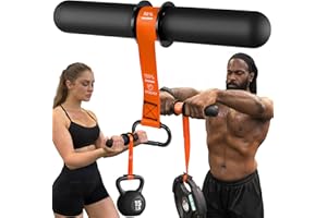 FitBeast Forearm Strengthener & Forearm Exerciser, Wrist Roller with Thicker Handle, Forearm Strength Trainer with Adjustable Strap - Ideal for Grip Strength, Muscle Building, Rehabilitation