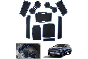 GAFAT Compatible with Austral E-Tech Hybrid 2023 2024 2025 (Automatic) Non-Slip Mats, Rubber Mats, Centre Console, Door Seam, Austral Accessories (Blue)