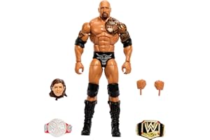Mattel WWE Elite Actionfigur WrestleMania mit Zubehör und Bauteilen zum Verändern der Nicholas-Figur, zum Sammeln für WWE-Fans HVJ08