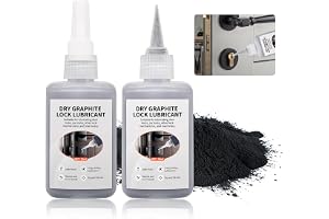 Grafitpulver För Lås 70ml x 2 Grafitspray För Låscylindrar | Smörjer Dörrlås Billås Och Dörr Och Fönstergångjärn Med Torr Gra